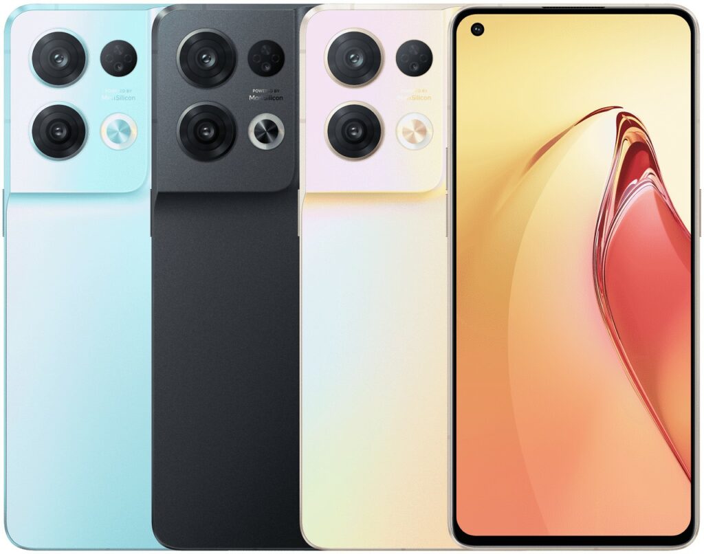 First Snapdragon 7 Gen1 smartphone, the Reno8 Pro 5G now official Reno8 Pro color options