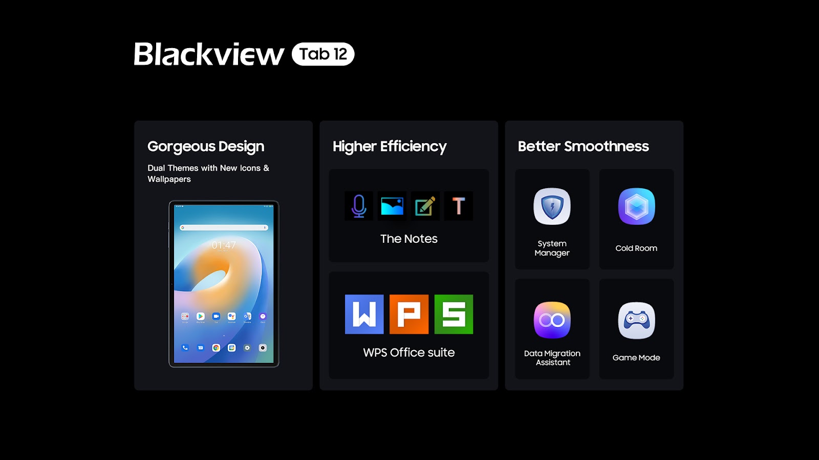 Voguishly designed Blackview Tab 12 with Doke OS_P 2.0 now on sale img 627e47b3ead13