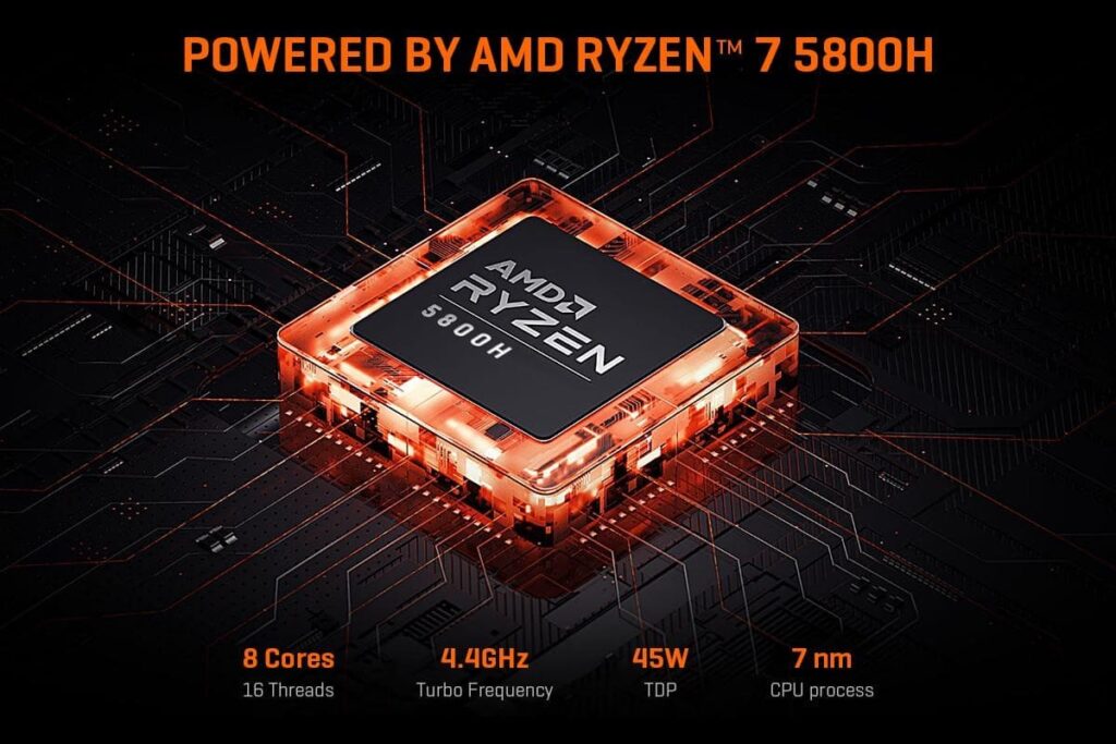 Chuwi teases the RZBOX 2022 as world's first AMD RYZEN 7 5800H Mini PC rzbox CPU specs 5800h 002