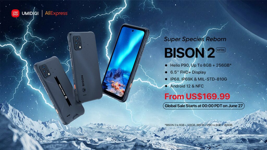 UMIDIGI BISON 2 Series with Helio P90 CPU and 6.5" screen announced 1 UMIDIGI BISON 2 Series with Helio P90 CPU and 6.5" screen announced UMIDIGI Bison 2 now official
