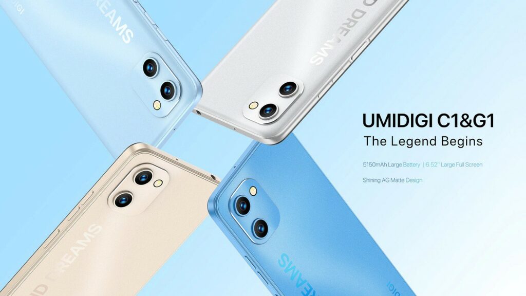 UMIDIGI remembers basic smartphones; unveils C1 and G1 with MediaTek MT6739 CPU UMIDIGI C1 and G1 now announced.jpg