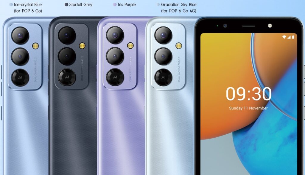 Low-budget 6-inch TECNO POP Go 6 4G model with flash selfie camera announced 2 Low-budget 6-inch TECNO POP Go 6 4G model with flash selfie camera announced Pop6 1