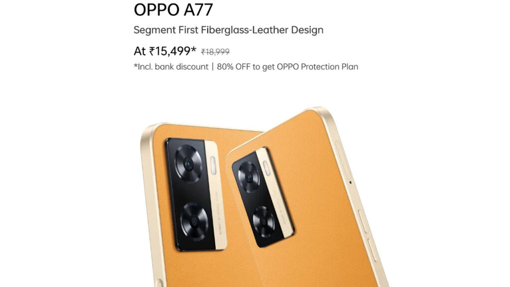 OPPO A77 4G version powered by 5000mAh battery and 50MP dual camera announced 3 OPPO A77 4G version powered by 5000mAh battery and 50MP dual camera announced 4G OPPO A77 1