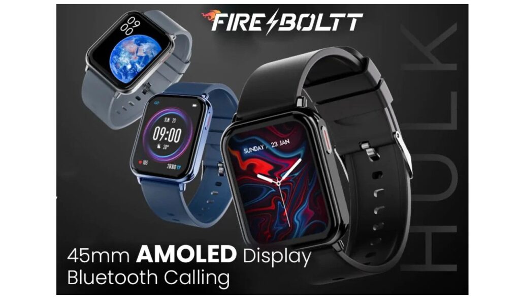Fire-Boltt Hulk Smartwatch with Bluetooth calling launched in India 3 Fire-Boltt Hulk Smartwatch with Bluetooth calling launched in India Fire Boltt Hulk 1 1024x722 1