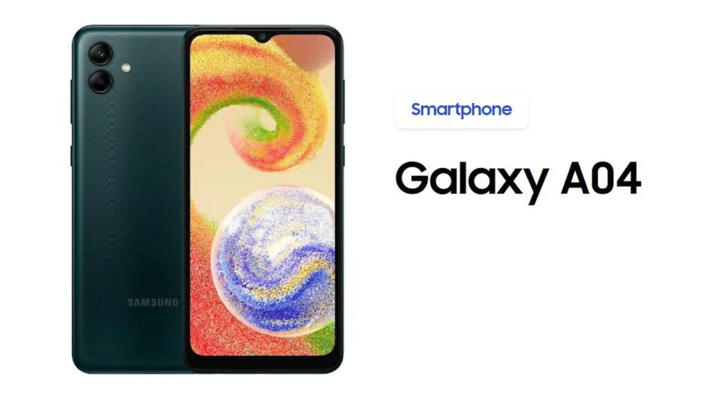 Samsung Galaxy A04 4G smartphone with Infinity-V display announced Galaxy A04 1