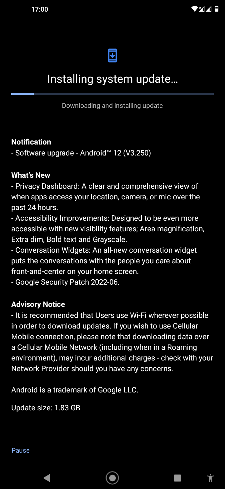 Google Android 12 update arrives for owners of Nokia 5.4 Nokia 5.4 Android 12 update