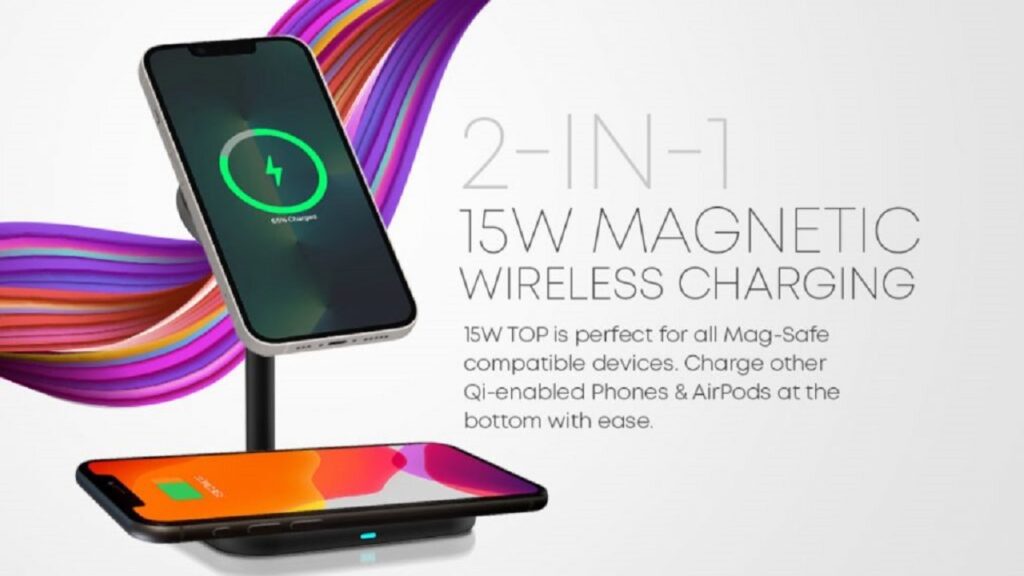 RAEGR MagFix Arc M1600 Wireless Charger Stand for iPhone, AirPods announced RAEGR MagFix Arc M1600 2 1024x538 1