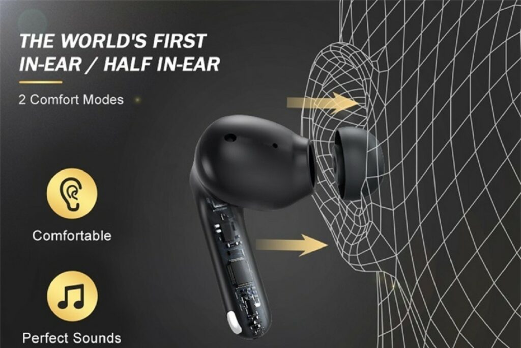 TECNO Sonic 1 Wireless Earbuds with up to 50hr battery life announced Tecno Sonic 1 bluetooth earbuds 1