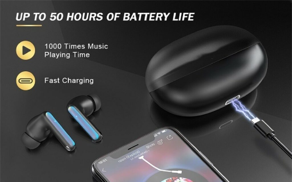 TECNO Sonic 1 Wireless Earbuds with up to 50hr battery life announced Tecno Sonic 1 bluetooth earbuds 3