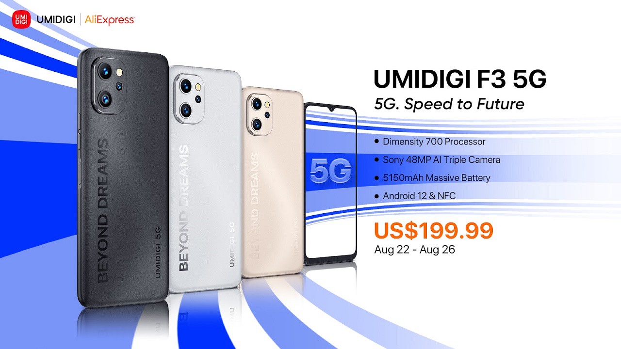 UMIDIGI F3 5G Now On Sale in Global Markets with Huge Discounts & Coupons