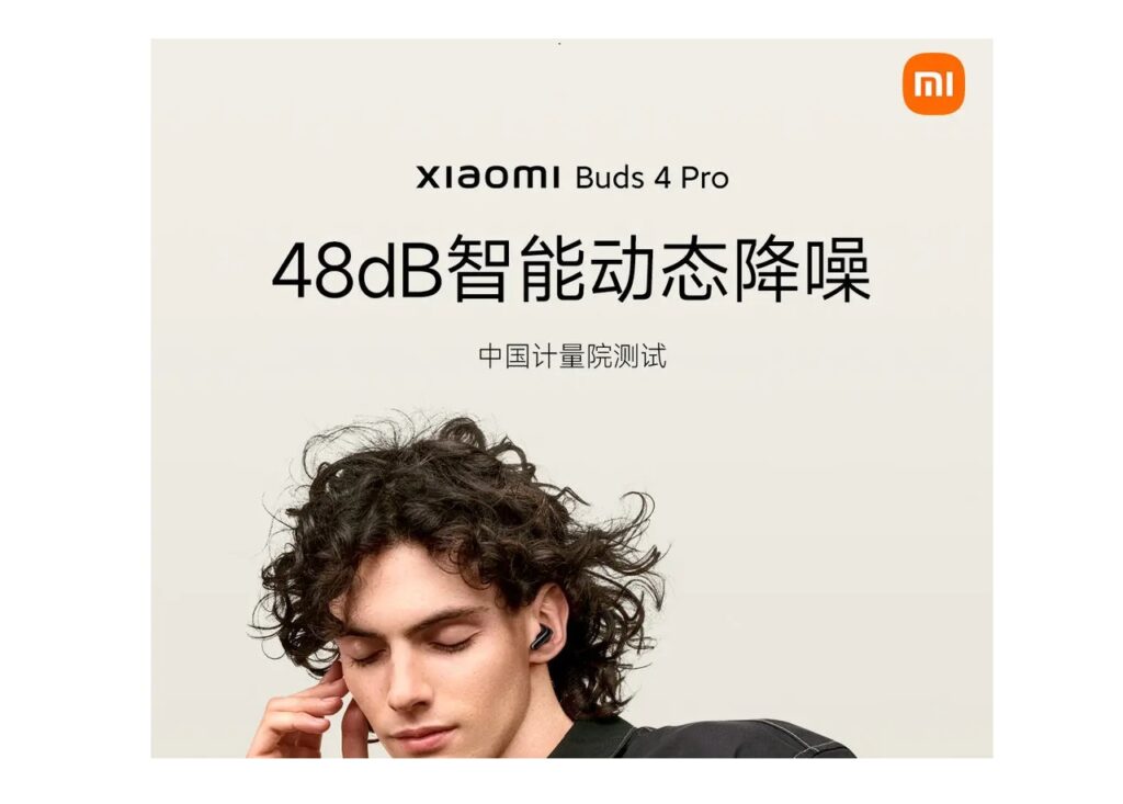 Xiaomi Buds 4 Pro with adaptive dynamic noise reduction, 38 days of battery life announced Xiaomi Buds Pro black