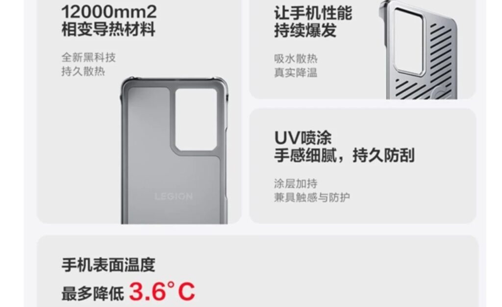 Tempered glass and mobile phone case for Lenovo Legion Y70 gaming phone released 2 Tempered glass and mobile phone case for Lenovo Legion Y70 gaming phone released lenovo phone case