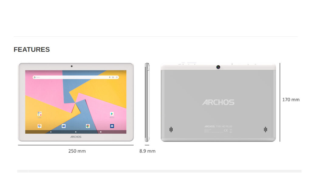 ARCHOS T101 HD Plus, low-budget Android tablet launched in France screencapture www archos com translate goog fr products tablets archos t101hdplus index html 2022 08 31 21 19 37