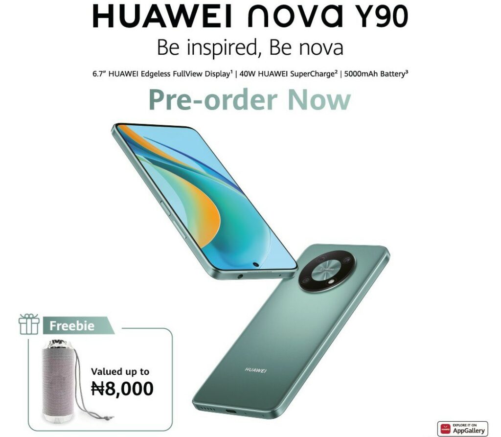 Huawei nova Y90 arrives in Nigeria with 50MP camera and Snapdragon 680 CPU Fcc1SnJWAAAfmIQ