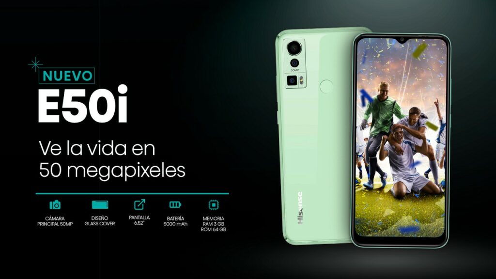 Hisense E50i Android Smartphone with 50MP triple camera released in Mexico 4 Hisense E50i Android Smartphone with 50MP triple camera released in Mexico HiSense E50i review and price
