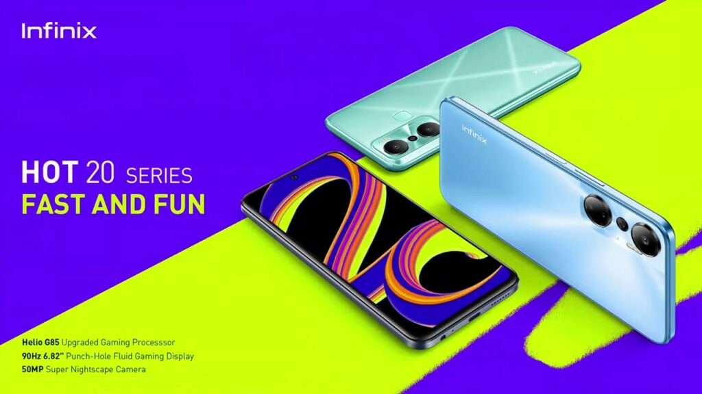 Hot 20 smartphone from infinix is now official