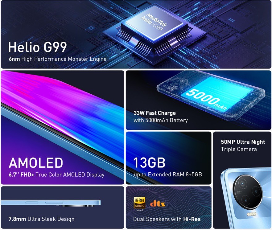Helio G99 powered Infinix Note 12 (2023) with 8GB RAM announced Infinix Note 12 2023 key features