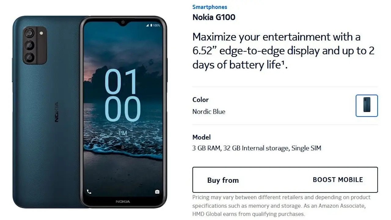 Nokia G100 with Snapdragon 662 announced in the United States Nokia G100 smartphone6