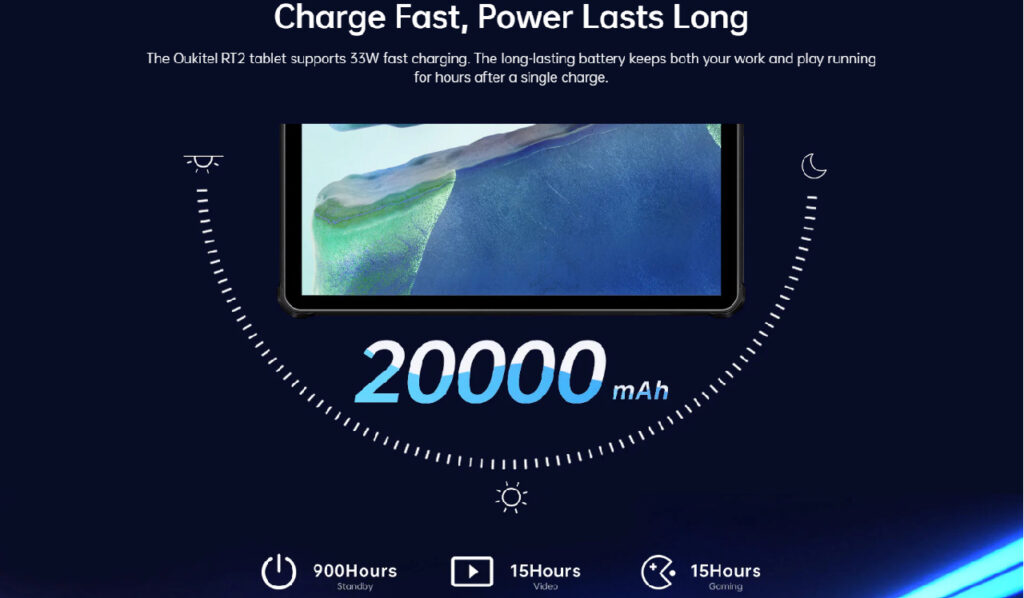 Oukitel RT2: Rugged Android tablet with 20000mAh large capacity battery announced in China 2 Oukitel RT2: Rugged Android tablet with 20000mAh large capacity battery announced in China Oikitel Mobile1