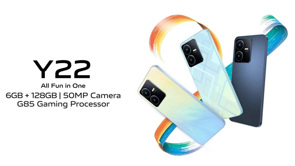 Vivo Y22 Smartphone with MediaTek Helio G85, 50MP dual rear cameras launched Vivo Y22.webp2