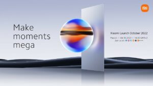 Xiaomi 12T and 12T pro set for October 4th