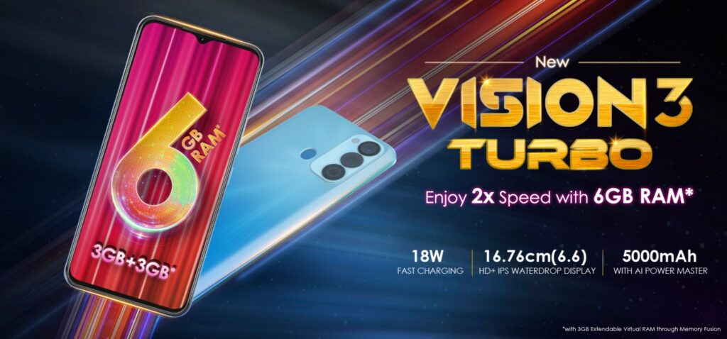 iTel vision 3 Turbo announced in India with 6GB RAM