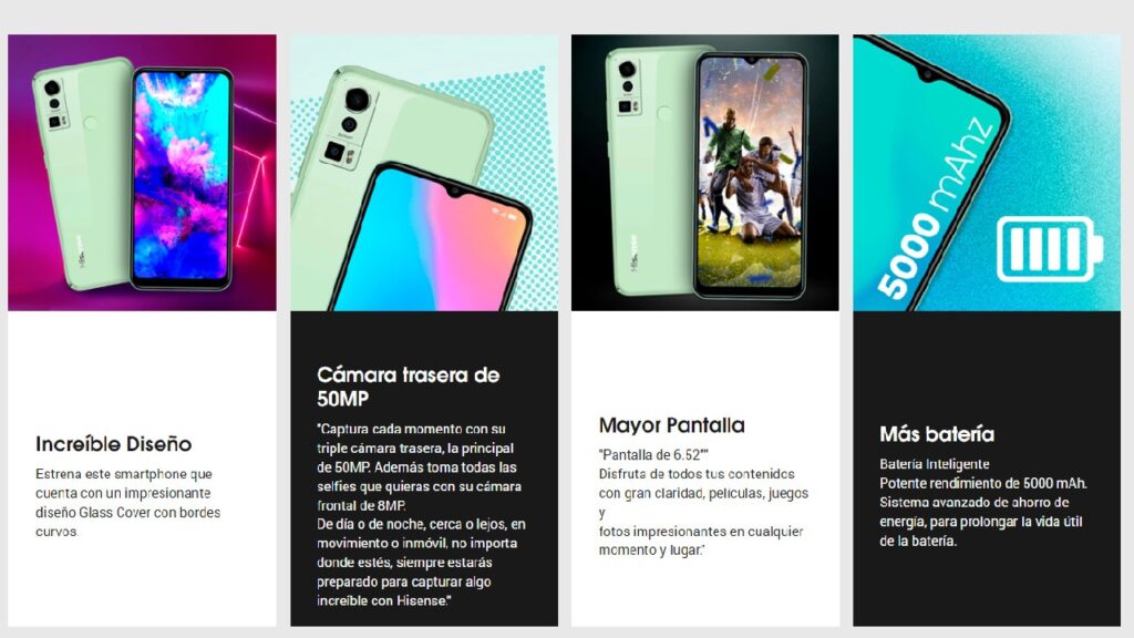 Hisense E50i Android Smartphone with 50MP triple camera released in Mexico screencapture hisense mx e50i 2022 09 13 16 47 08 Copy