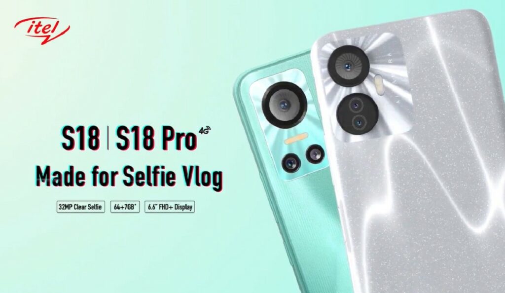 iTel S18 series with upto 32MP selfie announced 1024x594 iTel S18 and S18 Pro with SC9863A CPU and up to 32MP selfie announced iTel S18 series with upto 32MP selfie announced