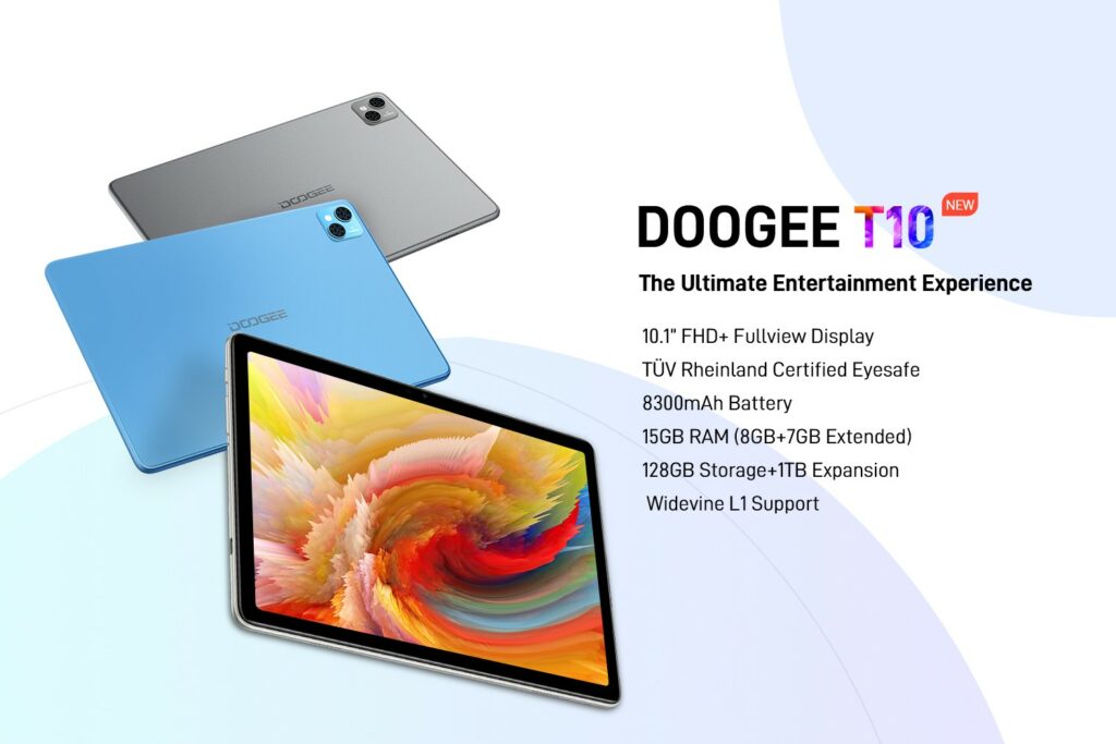 Doogee’s first Tablet T10 will refresh you with ultimate entertainment Doogee T10 4