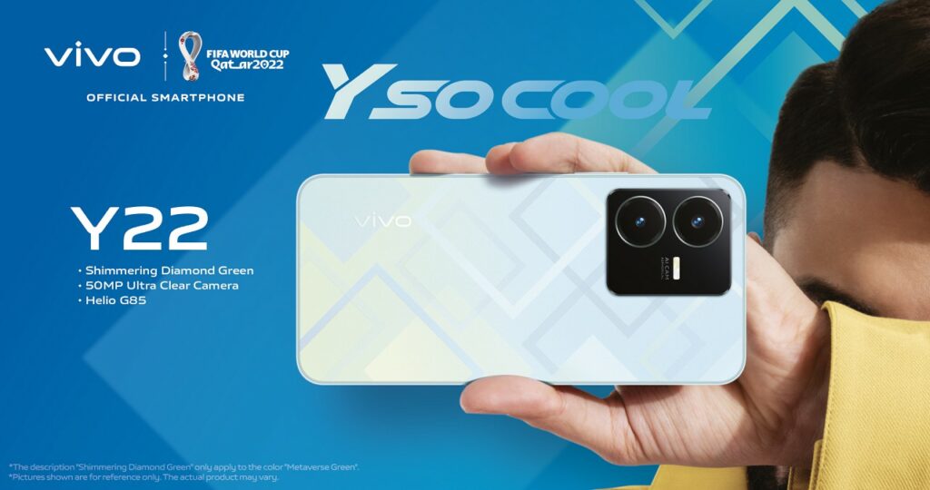 vivo smartphone launches Y22 in Kenya with a 50MP Camera vivo Y22 V1