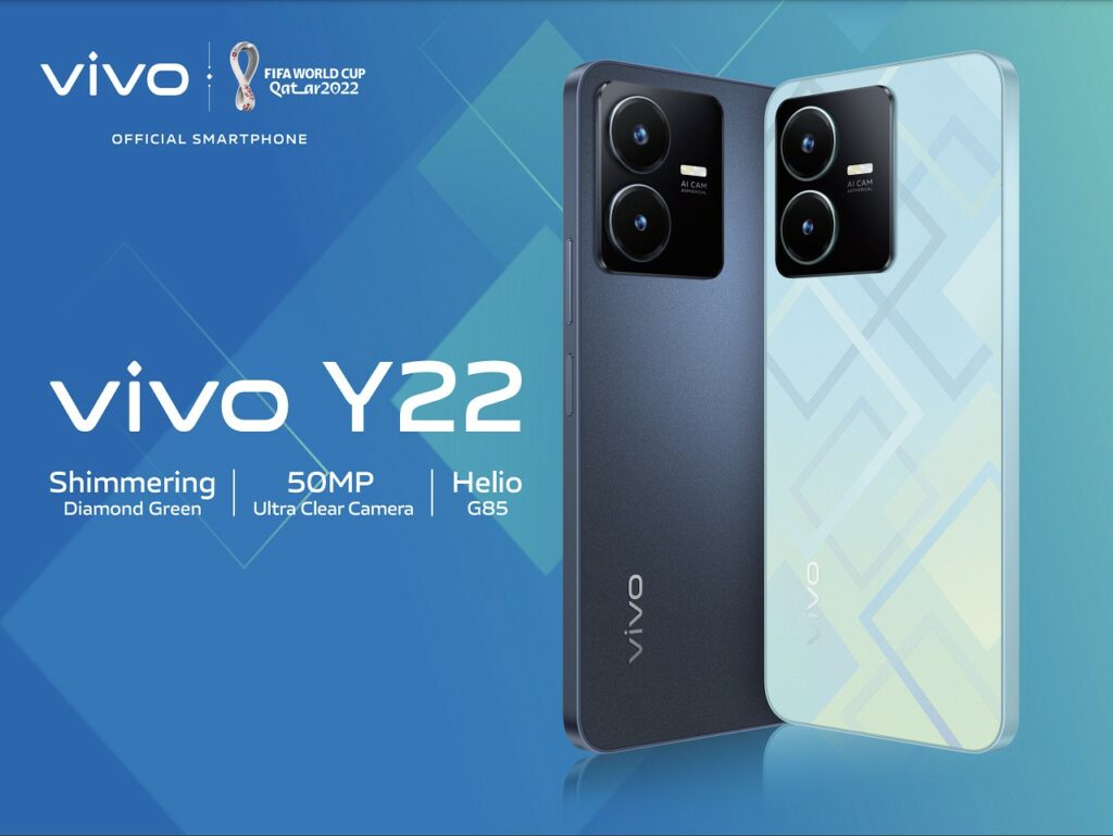 vivo smartphone launches Y22 in Kenya with a 50MP Camera vivo Y22 V3