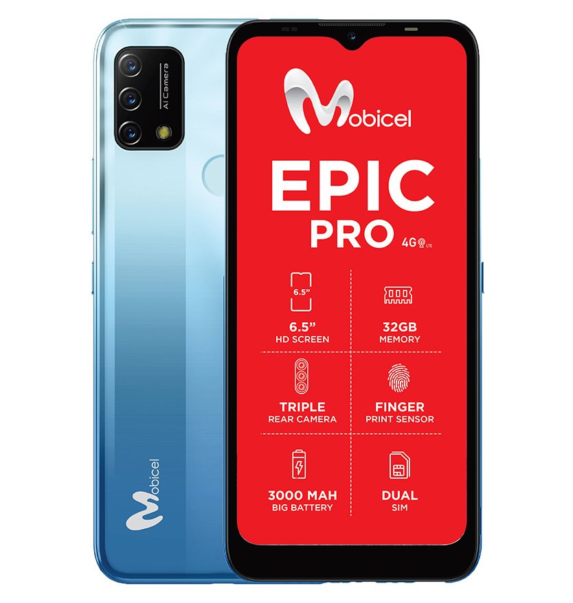 Mobicel Epic Pro LTE full specifications and price in South Africa