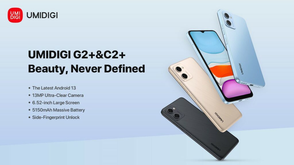 UMIDIGI G2+ ＆ C2+ teased ahead of G2 and C2 official announcement UMIDIGI C2 and G2 official renders