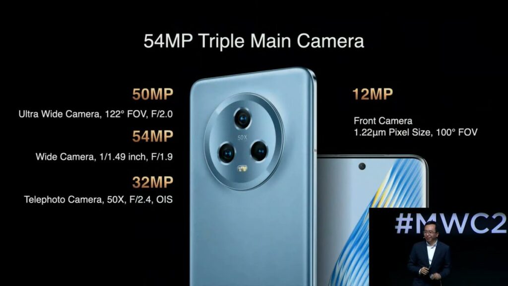 HONOR Magic5 camera setup 2326314 1024x576 HONOR Magic5 is now official, powered by Qualcomm's Snapdragon 8 Gen 2 HONOR Magic5 camera setup 2326314
