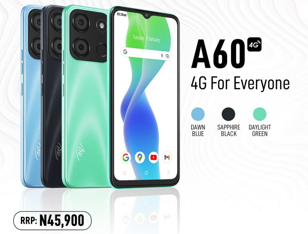 iTel A60 announced as the most affordable 4G smartphone in Africa 3 itel-a60-color-and-price-in-nigeria-1469059
