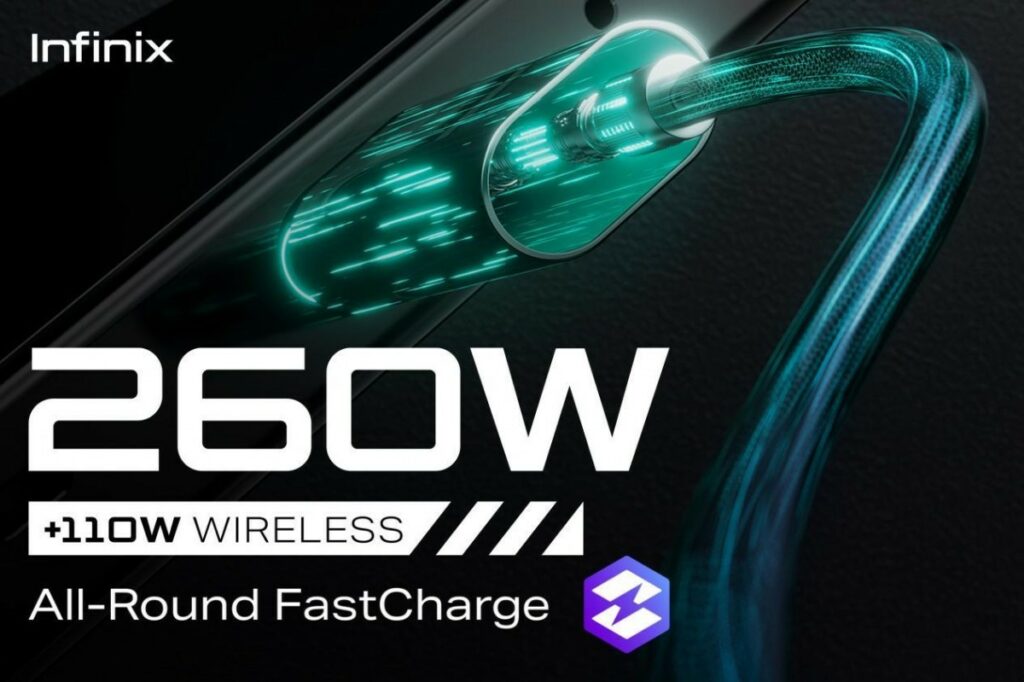 Infinix Announces 260W and 110W wired and wireless fast charging 9362675 1024x682 Infinix GT 10 Pro tipped to come with 200MP camera and a massive 260W Charger Infinix Announces 260W and 110W wired and wireless fast charging 9362675