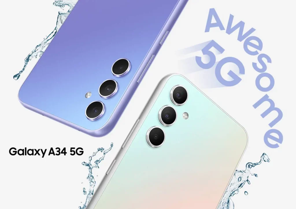 Samsung Galaxy A34 5G 1081465 1024x724 Samsung launches Galaxy A34 smartphone with enhanced specs and features Samsung Galaxy A34 5G 1081465