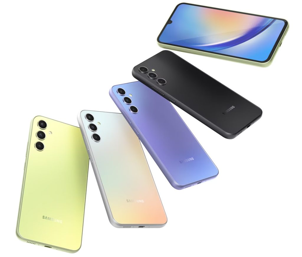Samsung Galaxy A34 5G colors 1024x870 5968216 Samsung launches Galaxy A34 smartphone with enhanced specs and features Samsung Galaxy A34 5G colors 1024x870 5968216