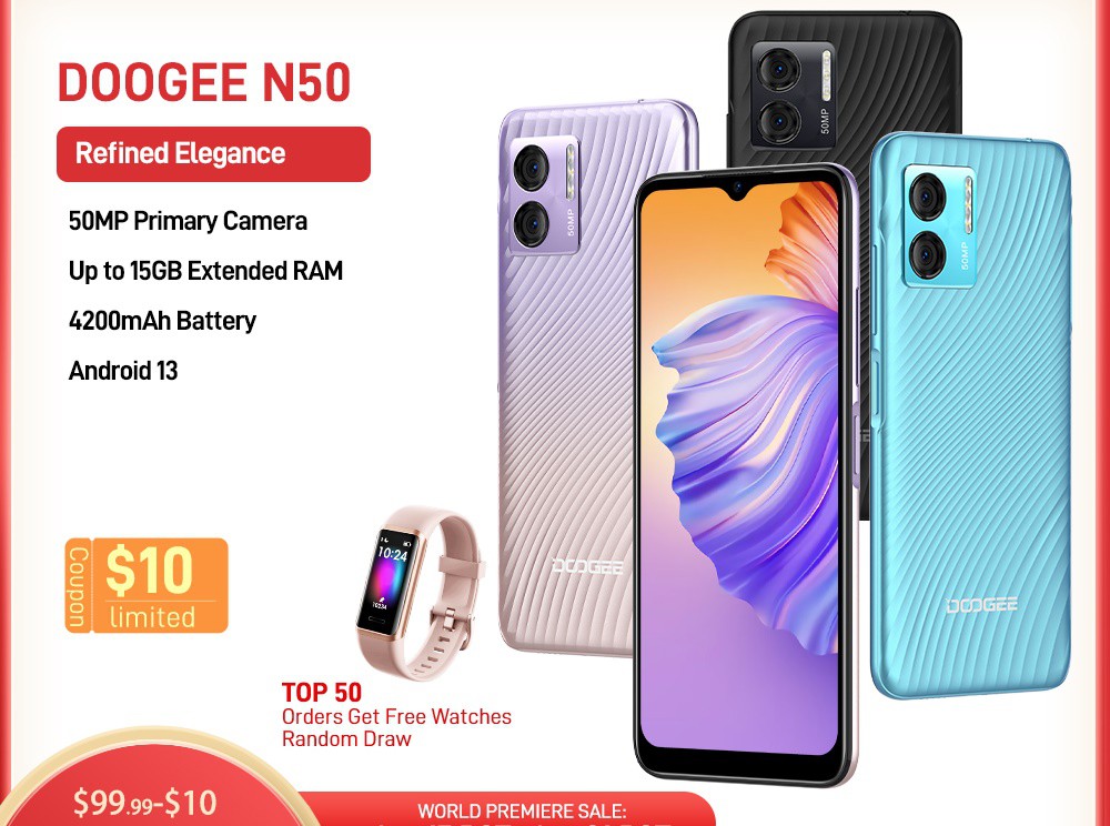 Doogee N50 goes official 8966995 Doogee launches affordable Doogee N50 smartphone with decent features Doogee N50 goes official 8966995