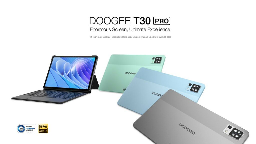 Doogee T30 Pro tablet with Helio G99 CPU, 11" screen and 90Hz refresh announced 1 Doogee T30 Pro tablet with Helio G99 CPU, 11" screen and 90Hz refresh announced Doogee T30 Pro now official