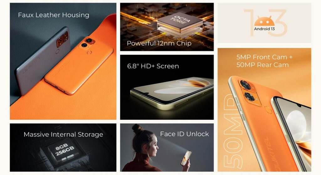 Oukitel C33 with 6.8 inches, Tiger T606 and a 5150mAh battery announced 2 oukitel-c33-key-features-8142248