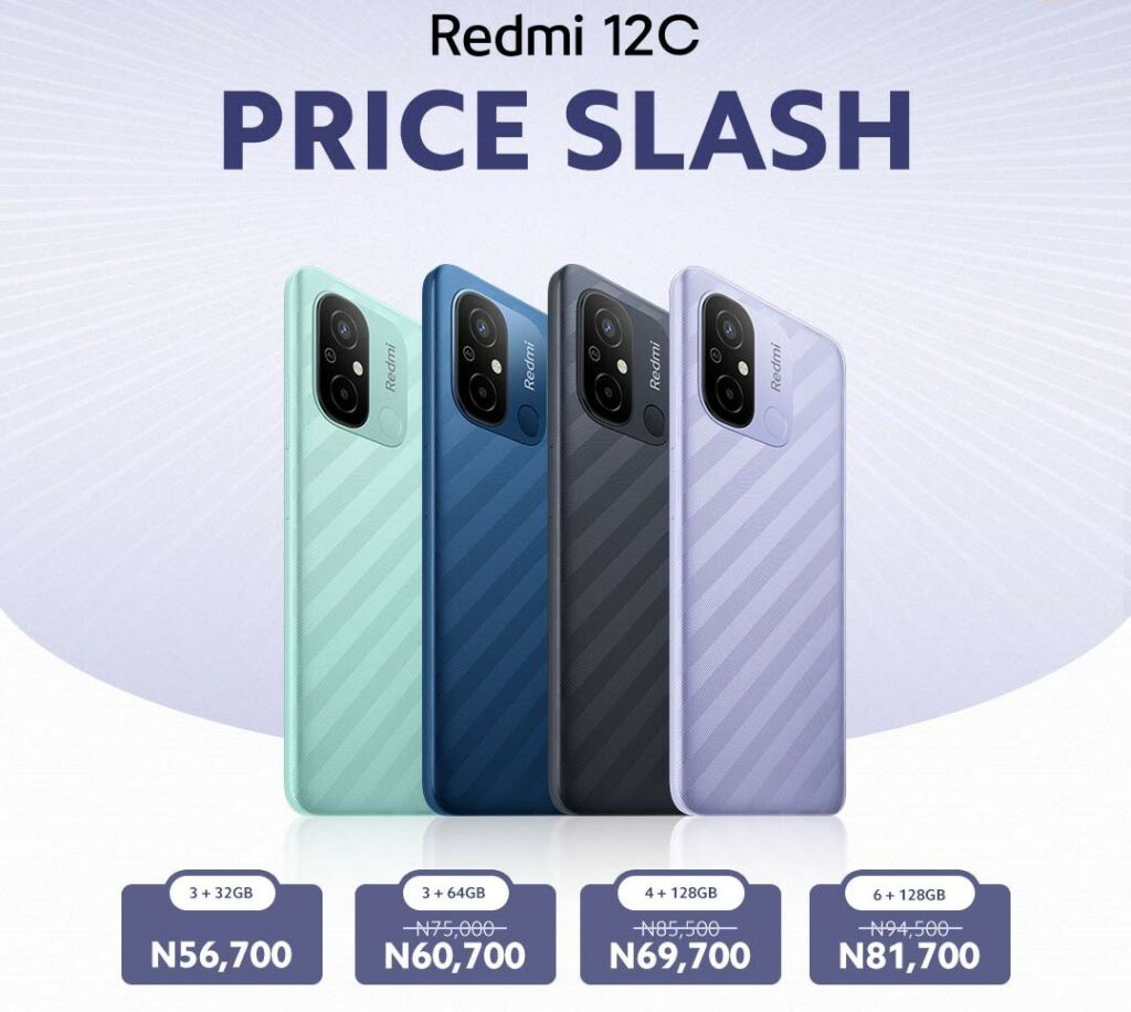 DEAL: Xiaomi Nigeria just took a massive N15,800 off the price of Redmi 12C price slash for Xiaomi Redmi 12C