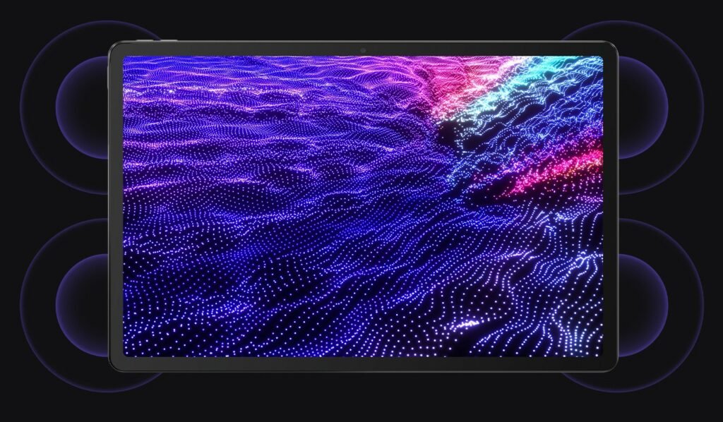 Xiaoxin Pad Pro 12.7 speaker system 1024x598 Lenovo Releases Xiaoxin Pad Pro 12.7 Android Tablet with Snapdragon 870 Processor and 144Hz Refresh Rate Xiaoxin Pad Pro 12.7 speaker system