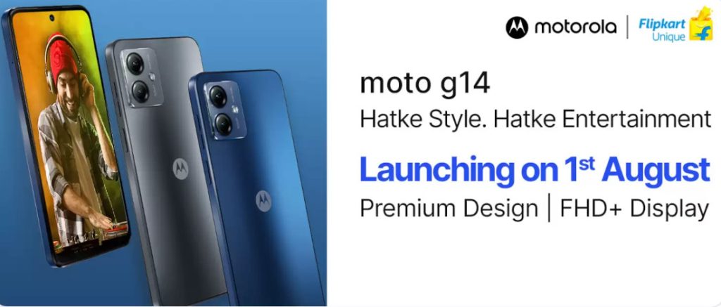 moto g14 india Motorola G14 with Tiger T616 CPU to Launch in India on August 1st moto g14 india