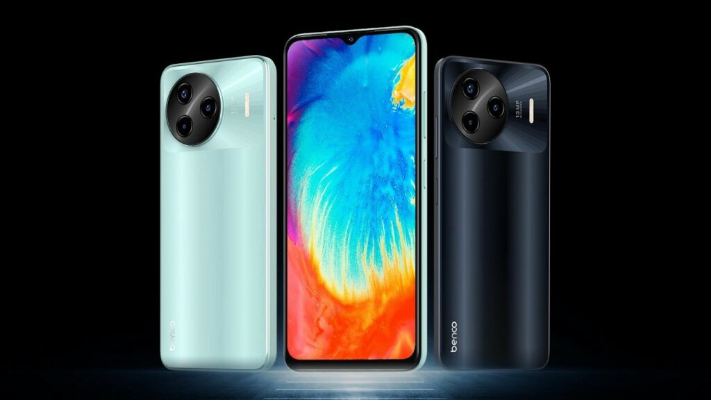 Benco V91 color options 1024x576 Benco V91 Smartphone Announced with UNISOC Tiger T606 CPU and Android 13 Benco V91 color options