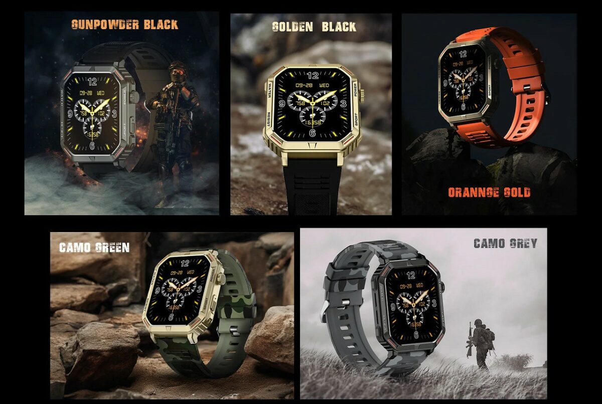 Military-themed Fire-Boltt Commando Smartwatch with 1.91-inches Screen ...