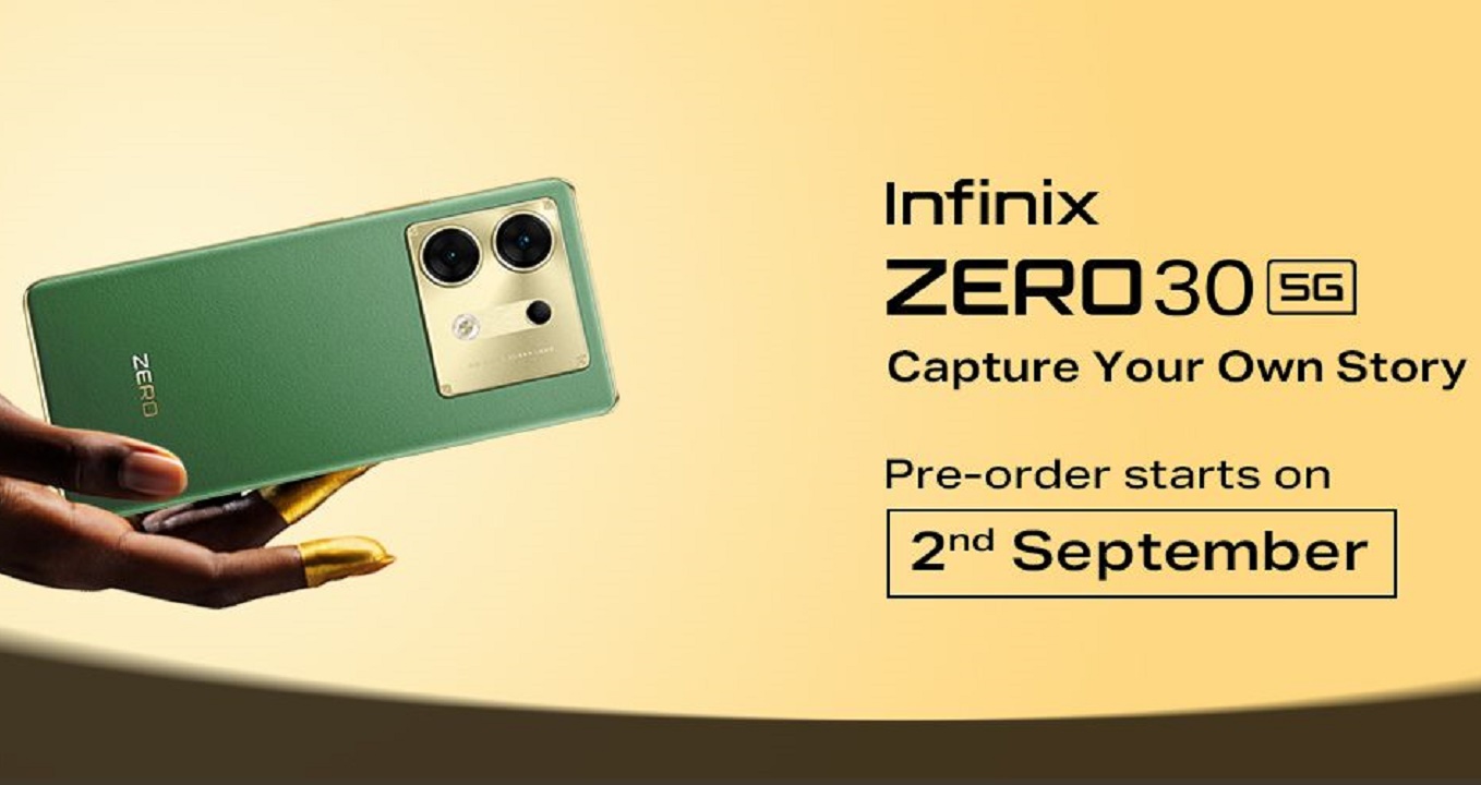 Infinix Zero 30 5G to be available for pre-order on September 2nd