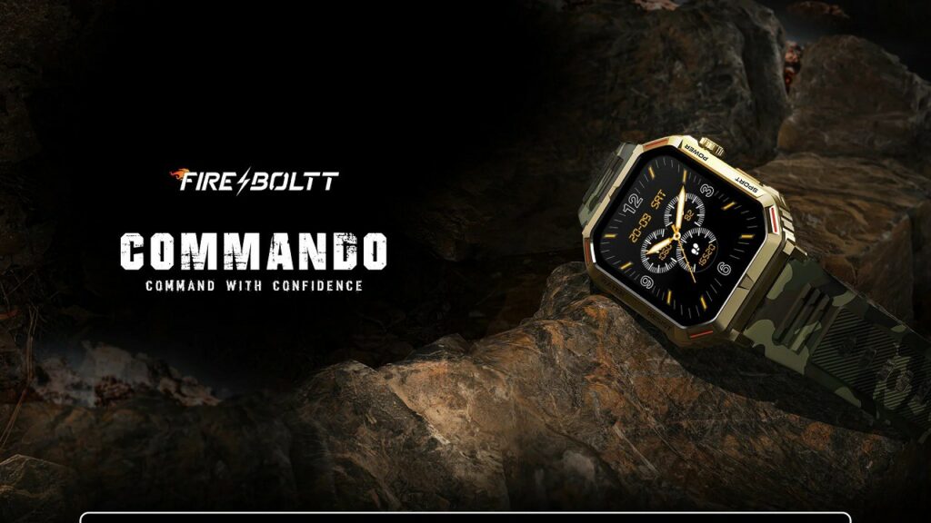 Military-themed Fire-Boltt Commando Smartwatch with 1.91-inches Screen Announced 1 Military-themed Fire-Boltt Commando Smartwatch with 1.91-inches Screen Announced Key features of Fire Boltt Commando Copy