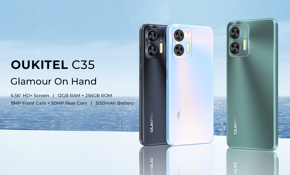 Oukitel C35 Launched with a Ridiculous 12GB RAM and 256GB Storage, all for Just $109 1 Oukitel C35 Launched with a Ridiculous 12GB RAM and 256GB Storage, all for Just $109 Oukitel C35 with Tiger T616