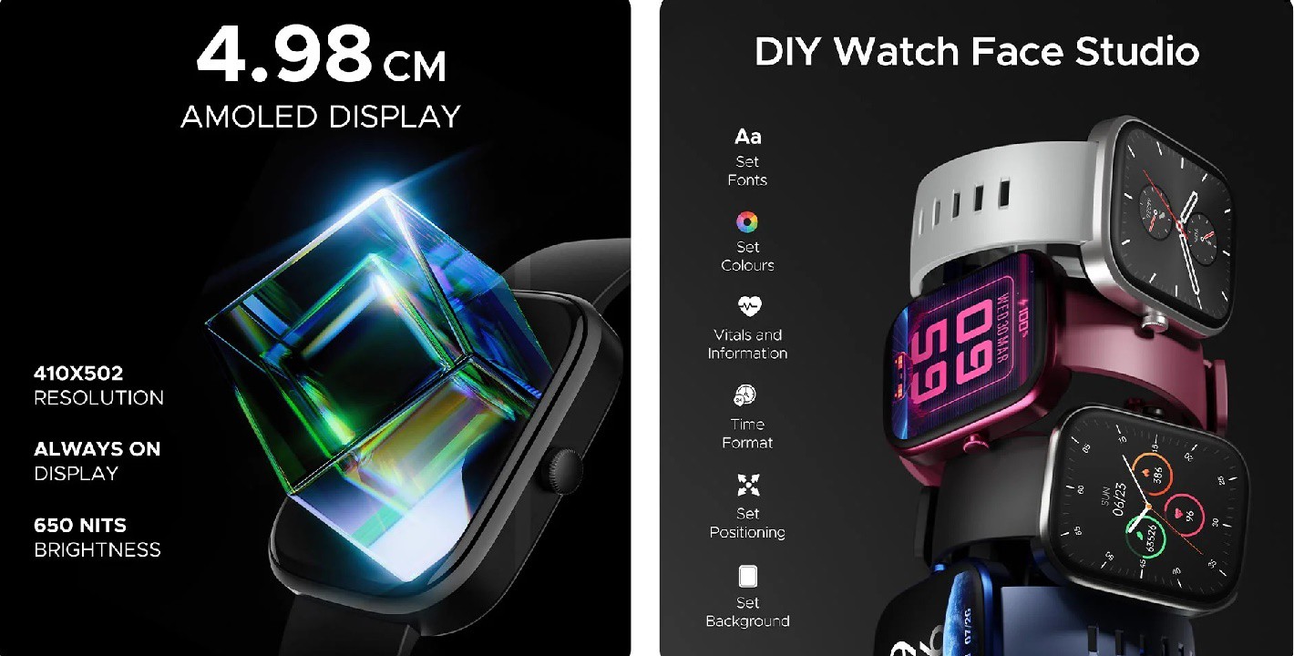 boAt Launches Ultima Prism Smartwatch with Bluetooth Calling